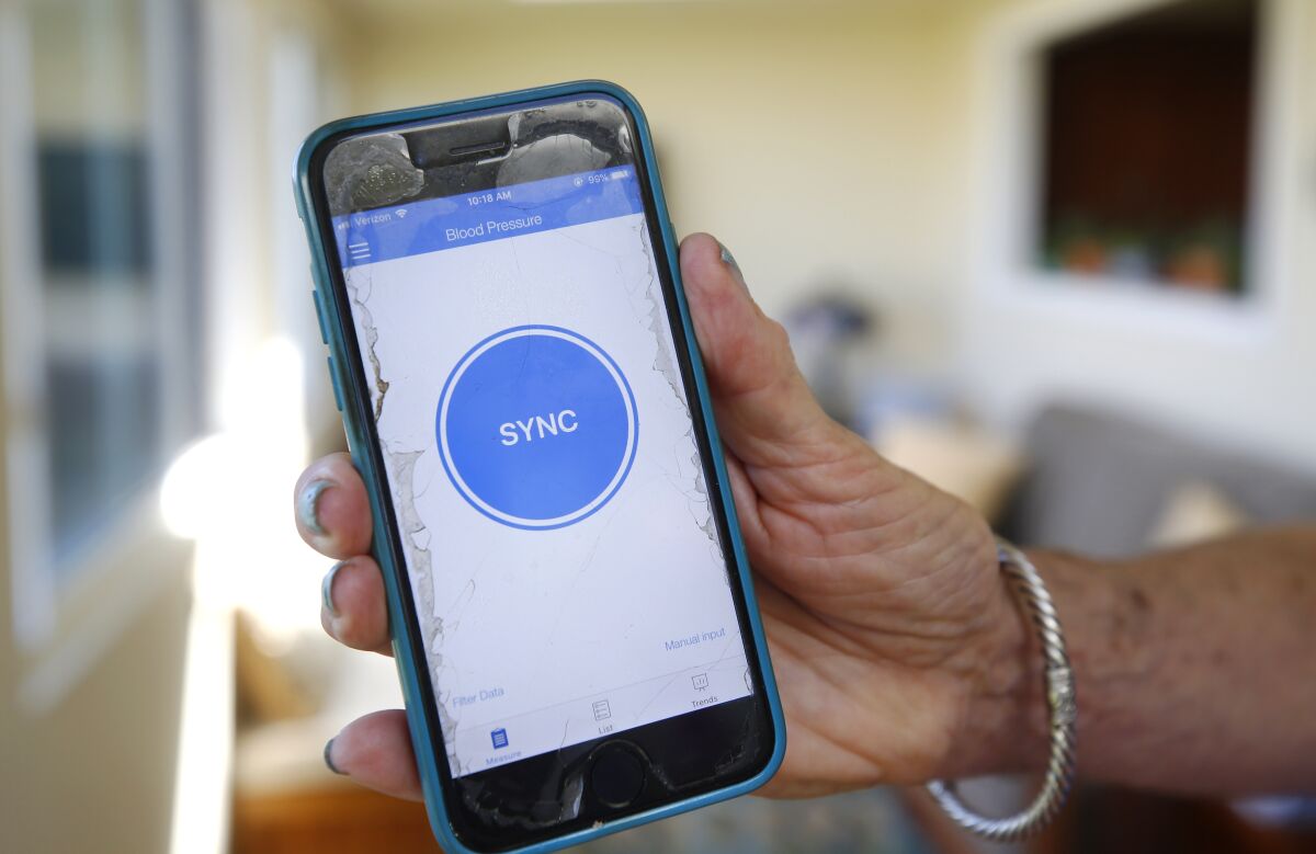 The Glennercare app provides a vital link to an at-home patient’s medical care team.