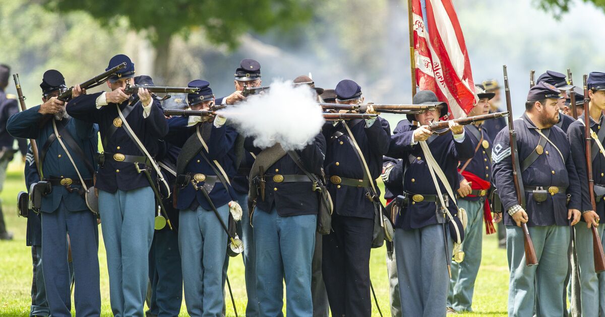 Photo Gallery Huntington Beach Civil War Days Los Angeles Times