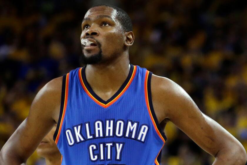 Oklahoma City Thunder's Kevin Durant is now heading to play for the Golden State Warriors.
