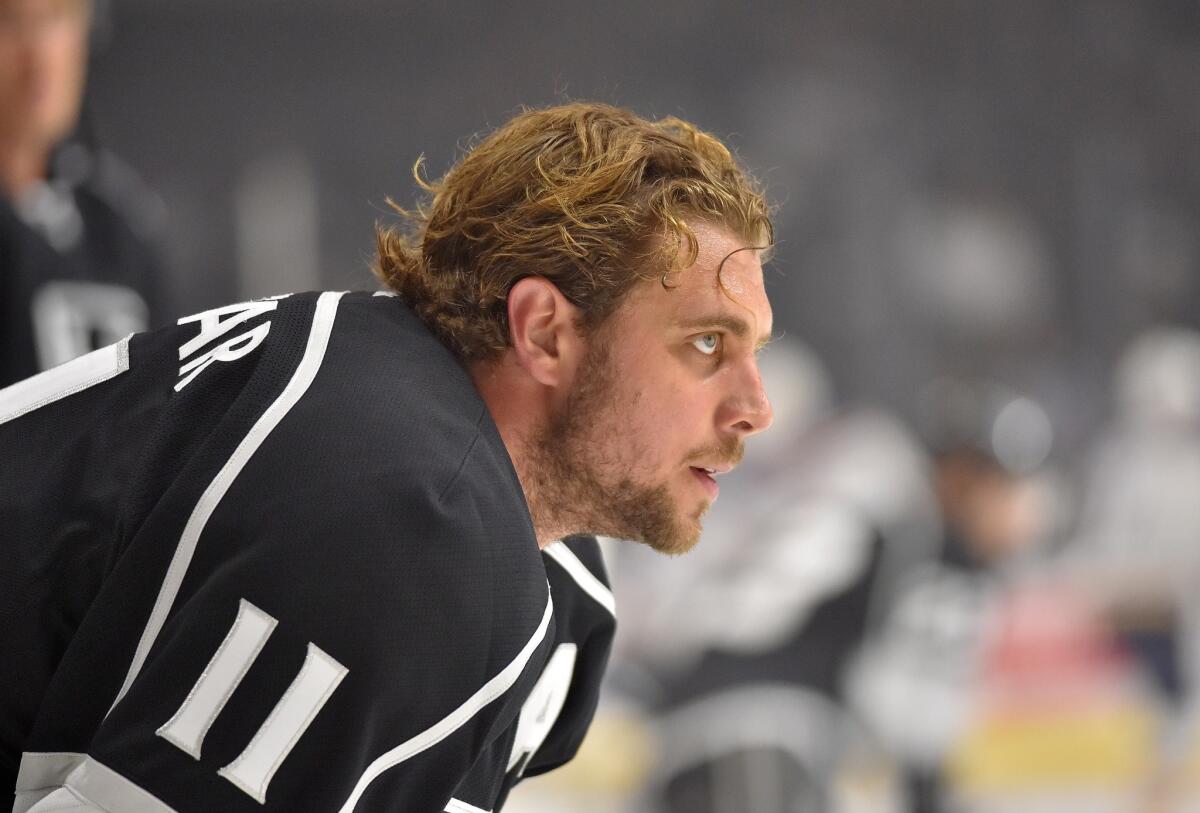 Anze Kopitar said he's ready to return to the Kings' lineup Saturday after missing three games with an upper-body injury.