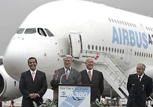 Airbus A380 at LAX