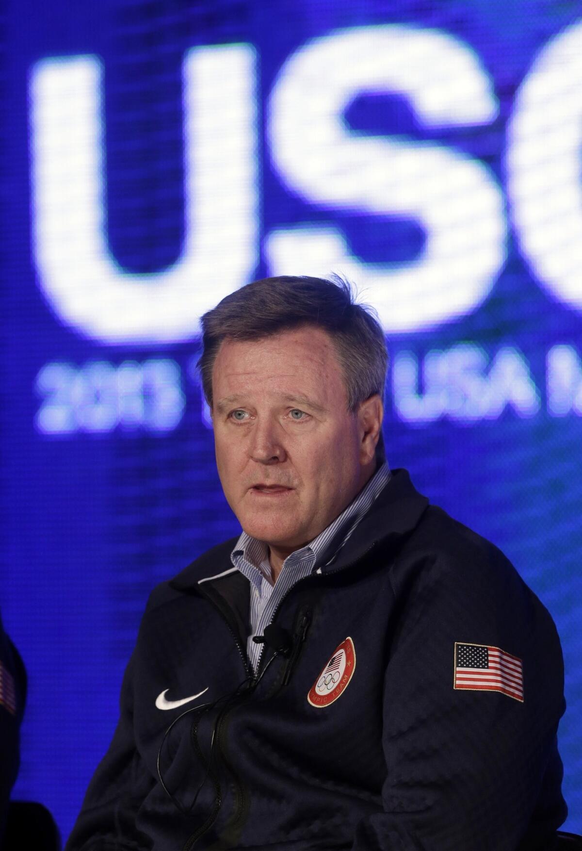 U.S. Olympic Committee chief Scott Blackmun opposes a boycott of the 2014 Sochi Winter Olympic Games.