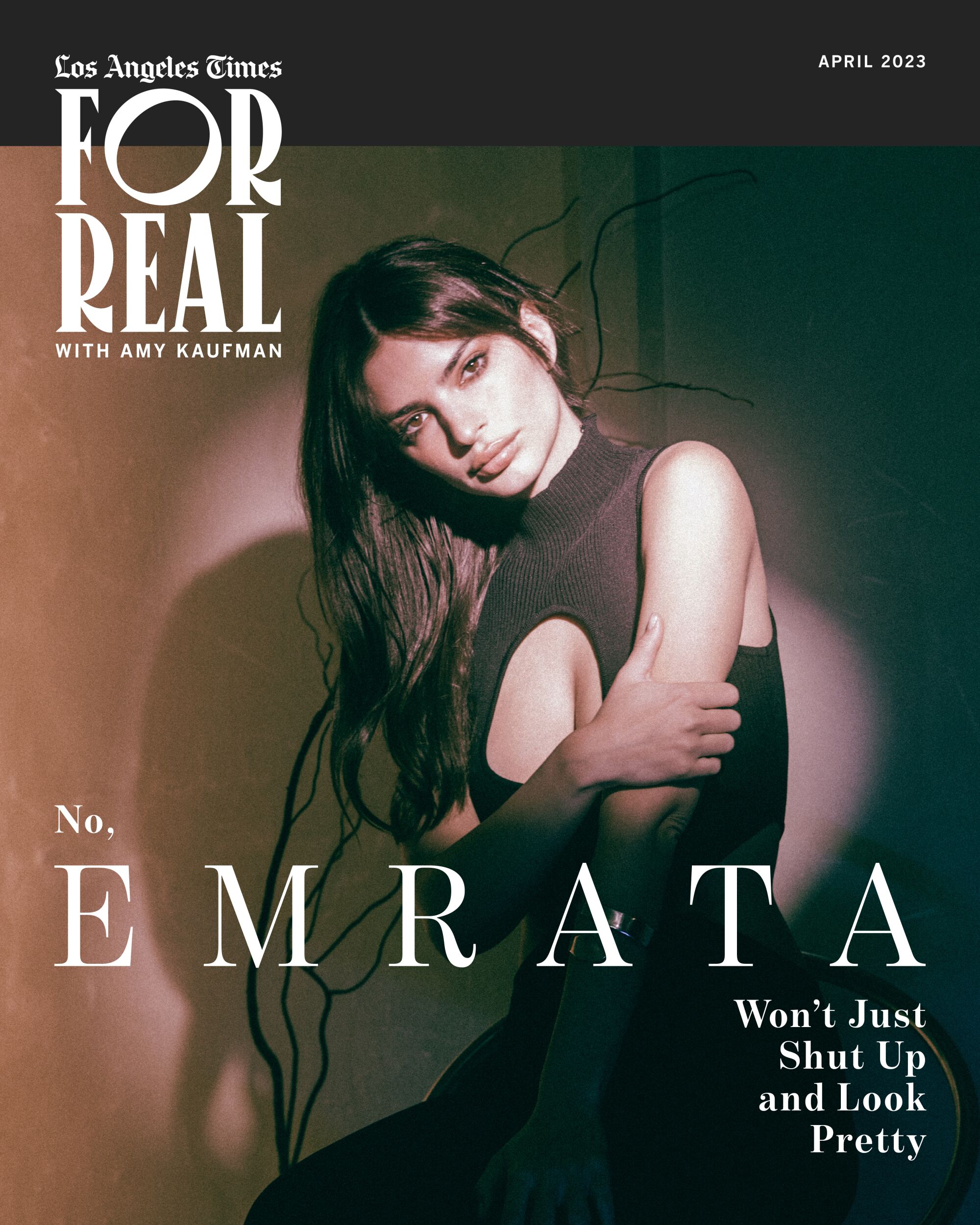 Emily Ratajkowski For Real With Amy Kaufman cover