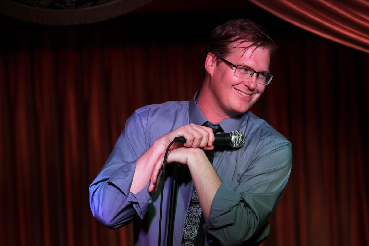 Comedian Kurt Braunohler co-hosts a weekly show called "Hot Tub with Kristen Schaal" at The Virgil on Monday evenings.