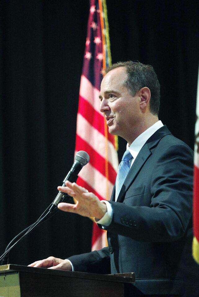 Photo Gallery: U.S. Congressman Adam Schiff answers several questions from Daily High School students