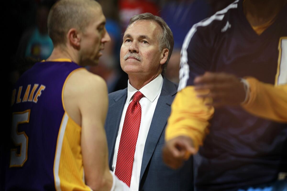 Lakers Coach Mike D'Antoni will look to steer the Lakers to a win over the Memphis Grizzlies on Friday.