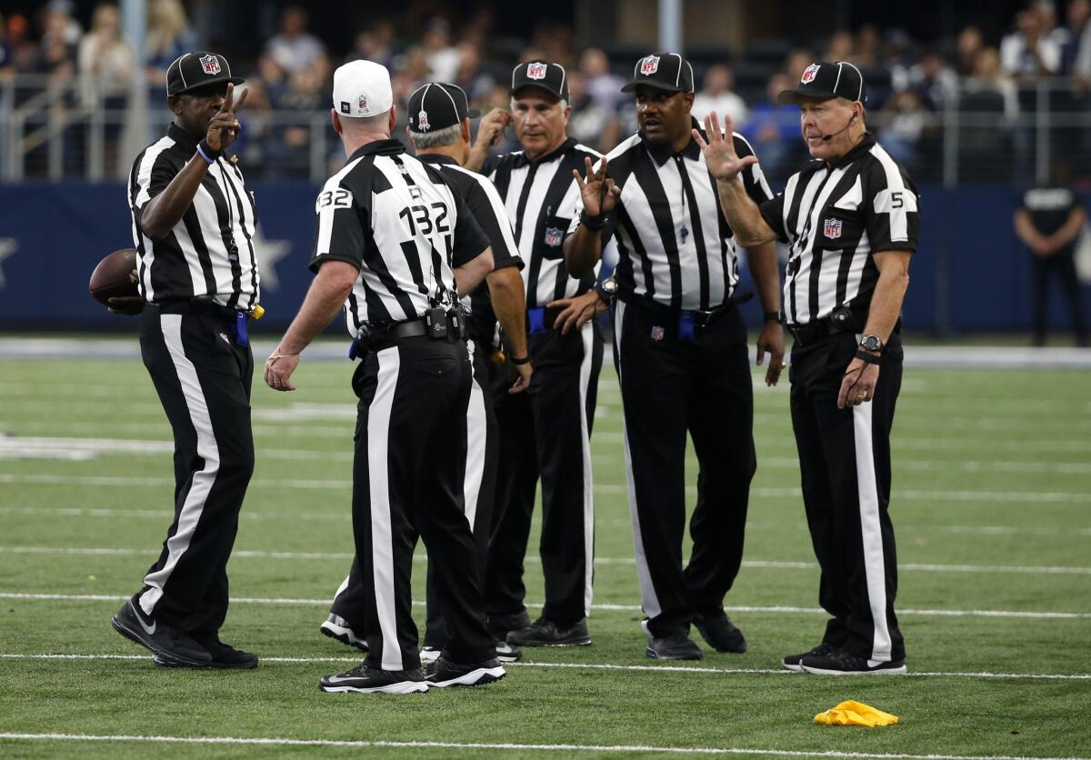 Some NFL game officials will become full-time employees for the 2017 season.