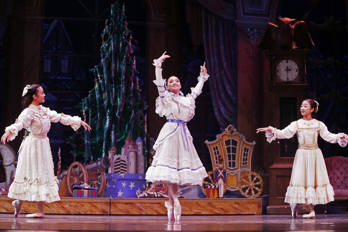 Cast members perform "The Nutcracker" for the Regional Center of Orange County at the Irvine Barclay Theatre.