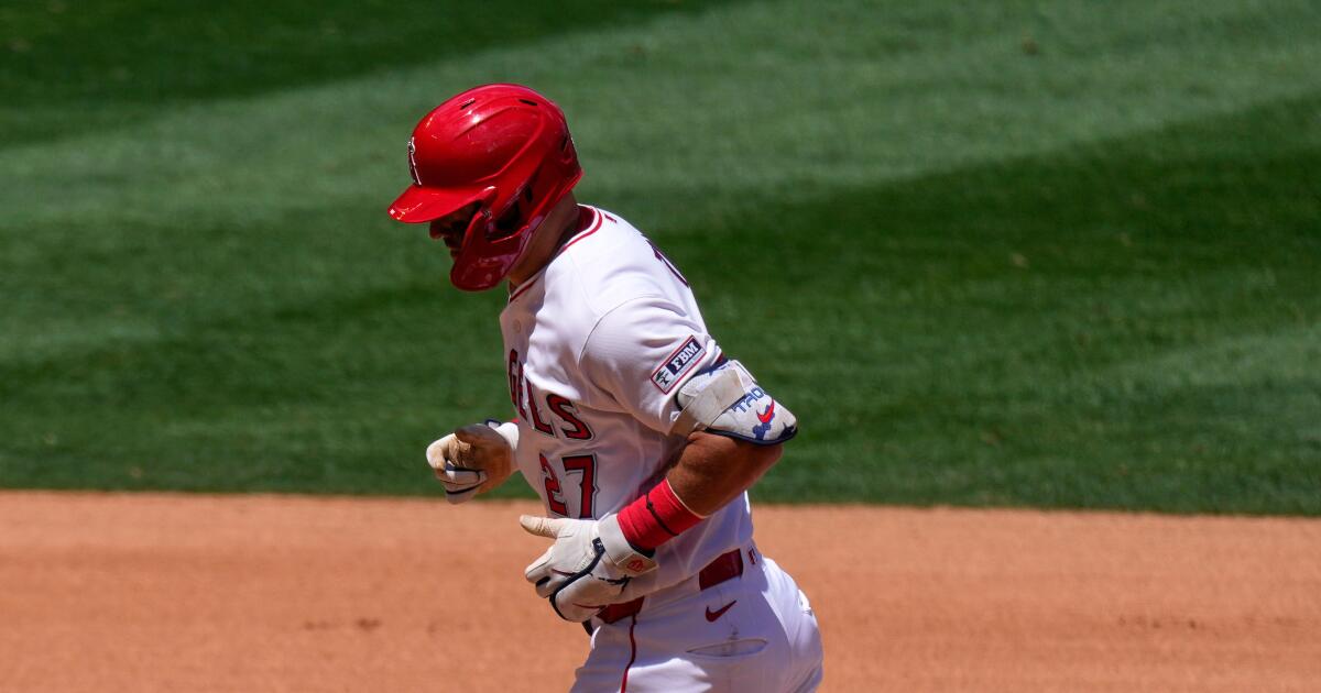 Mike Trout ties a record held by Garret Anderson as Angels beat Blue Jays Mike Trout ties a record held by Garret Anderson as Angels beat Blue Jays