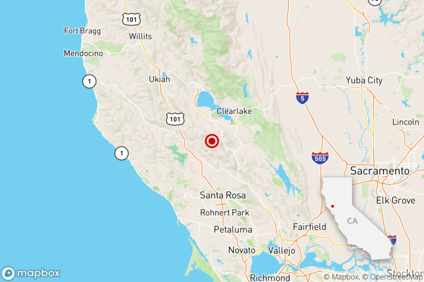 A magnitude 4.0 earthquake was reported Sunday  at 9:14 a.m. Pacific time 11 miles from Clearlake, California