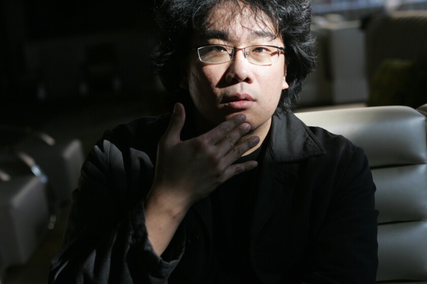 Director Bong Joon Ho, photographed in Los Angeles in 2010, echoed national horrors over a series of unsolved murders in his acclaimed 2003 true crime film, "Memories of Murder."