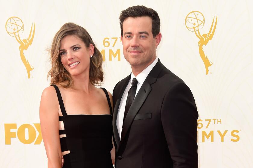 Carson Daly and longtime love Siri Pinter, shown at the 67th Primetime Emmy Awards in September, have wed.