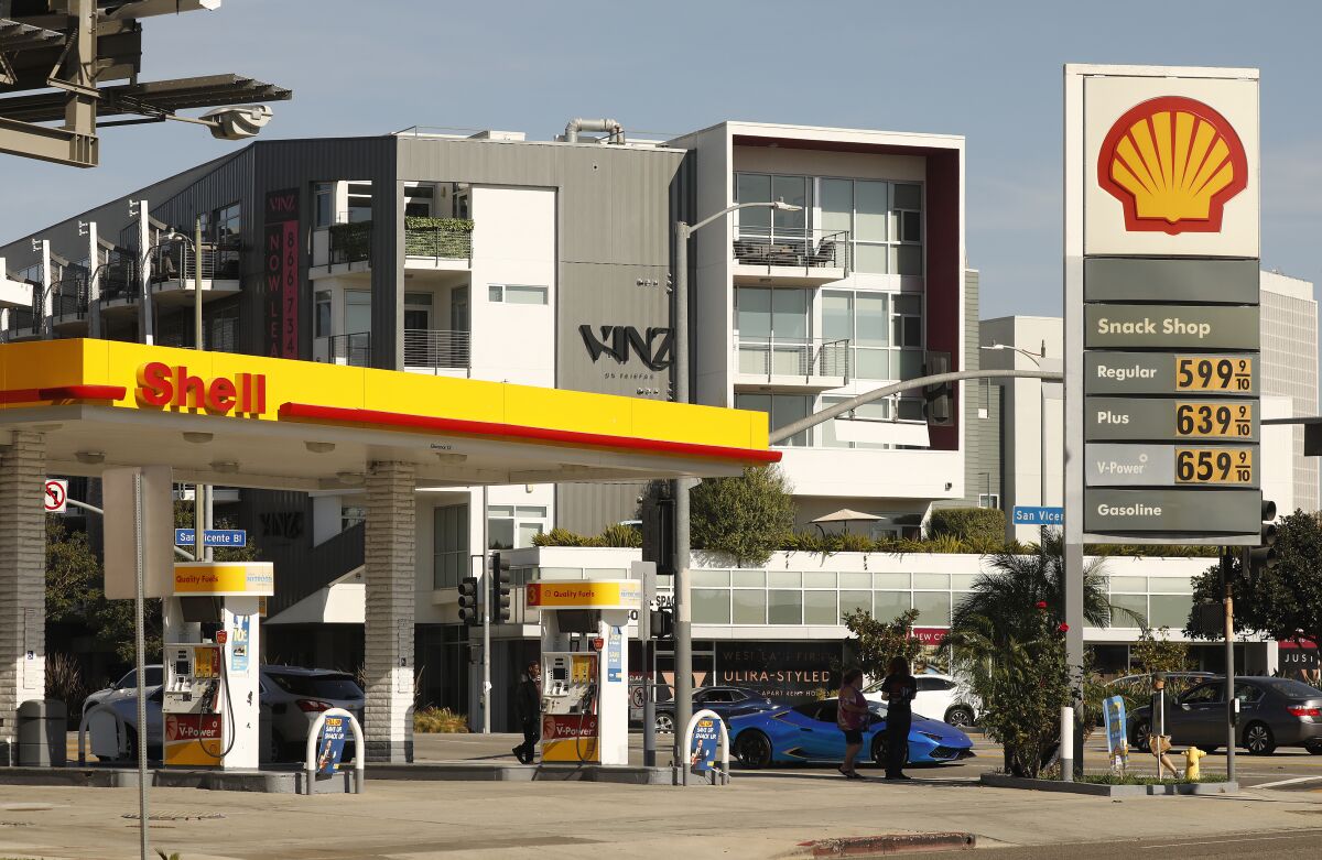 A Shell station