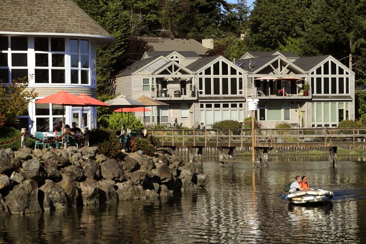 Life is slow and easy on Bainbridge Island, where Seattle is just a short ferry ride away.