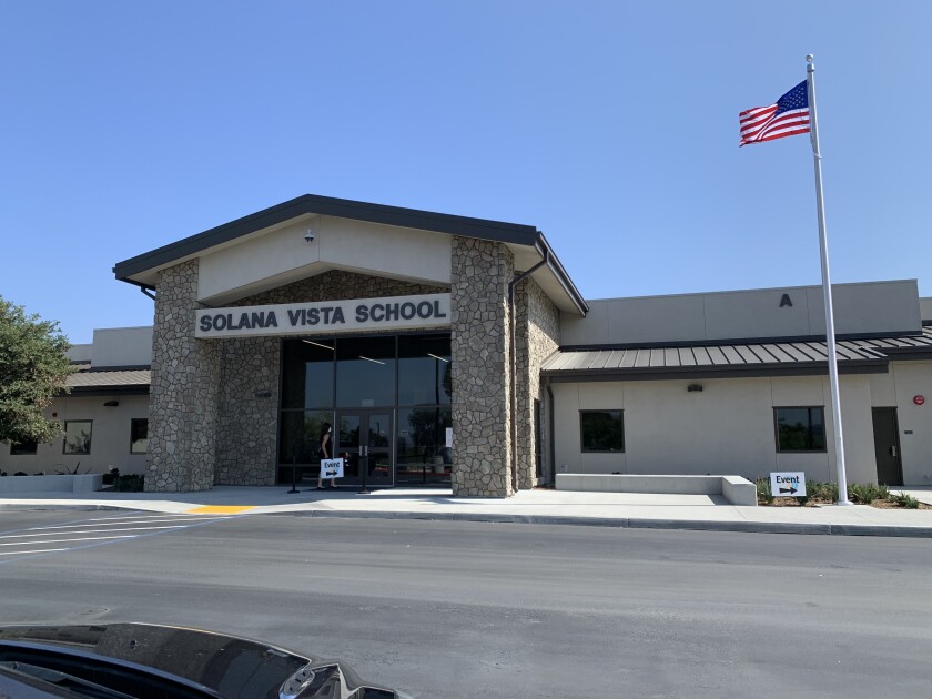The Solana Beach School District recently celebrated the reopening of the redeveloped Solana Vista Elementary School.