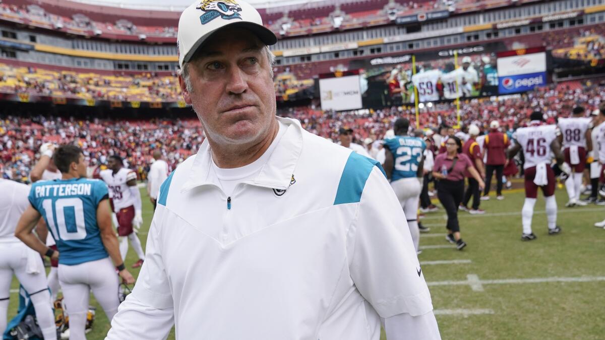 Jaguars head into Doug Pederson's 2nd season with 'so much confidence in  that locker room' - The San Diego Union-Tribune