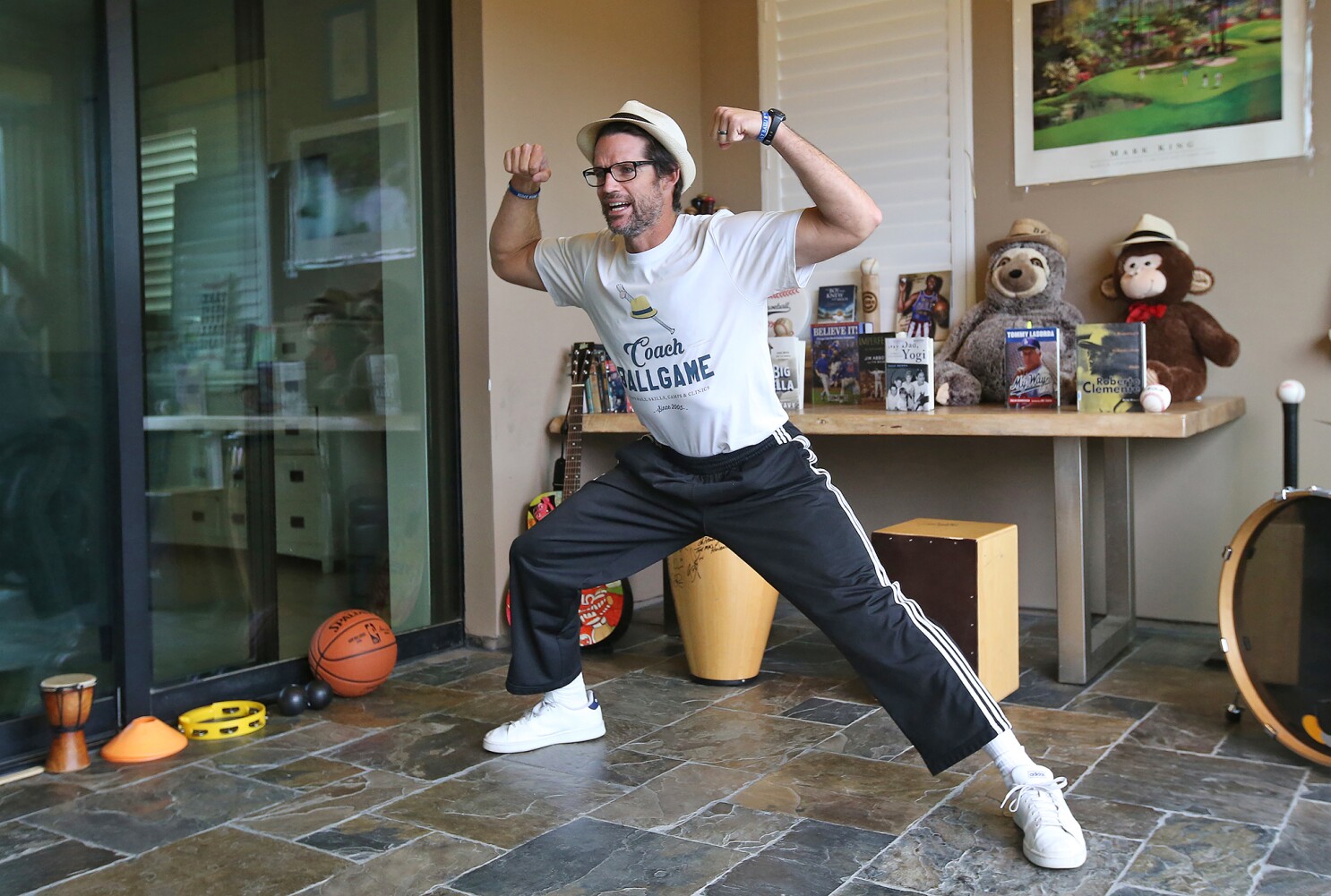 Coach Ballgame Not Letting The Coronavirus Pandemic Strike Him Out Los Angeles Times