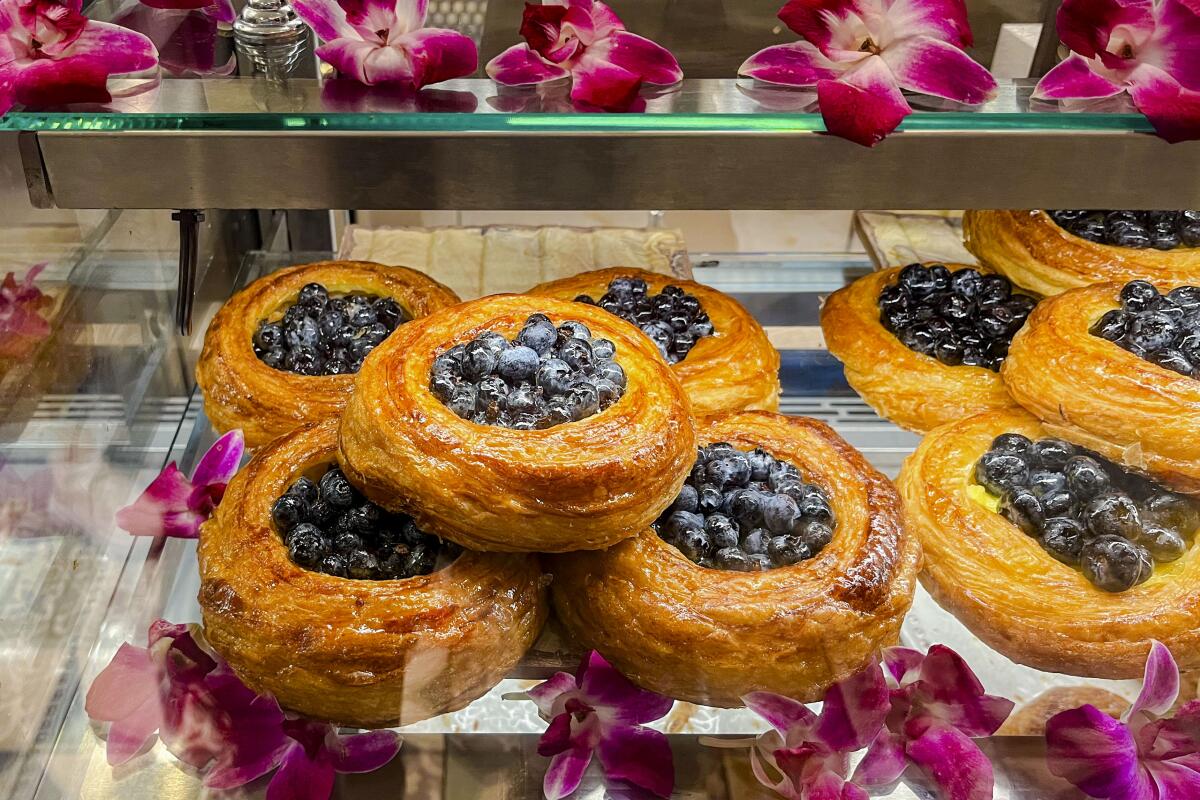 Urth Caffe fruit Danishes, LAX Terminal 1.