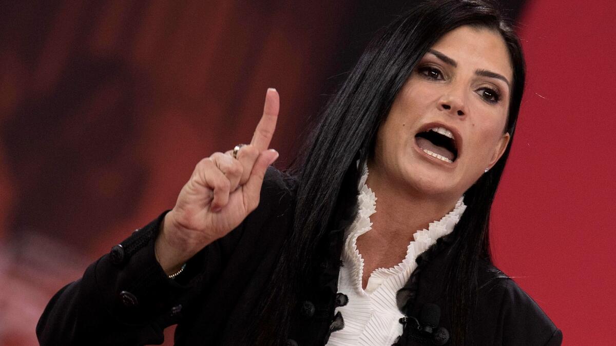 NRA spokeswoman Dana Loesch at the Conservative Political Action Conference in Oxon Hill, Md.