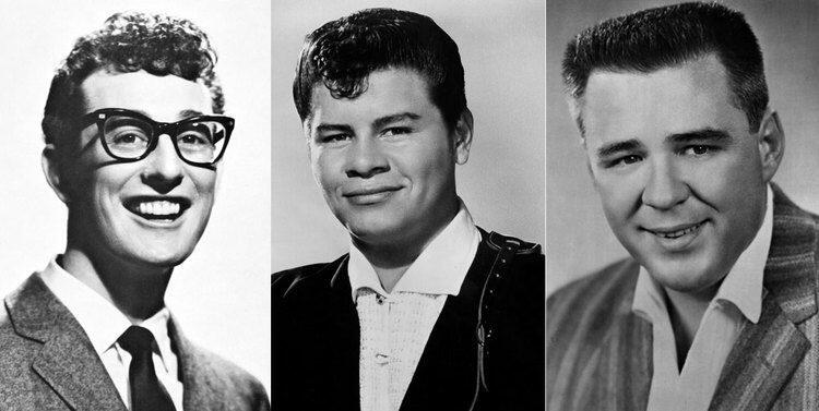 Buddy Holly, Ritchie Valens, and Jiles "The Big Bopper" Richardson