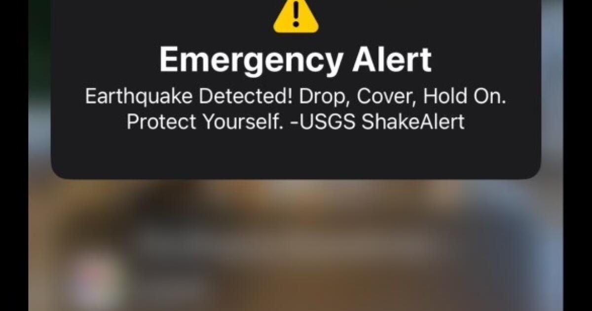 'That was awesome!' California's earthquake early warning system let many know about today's temblor