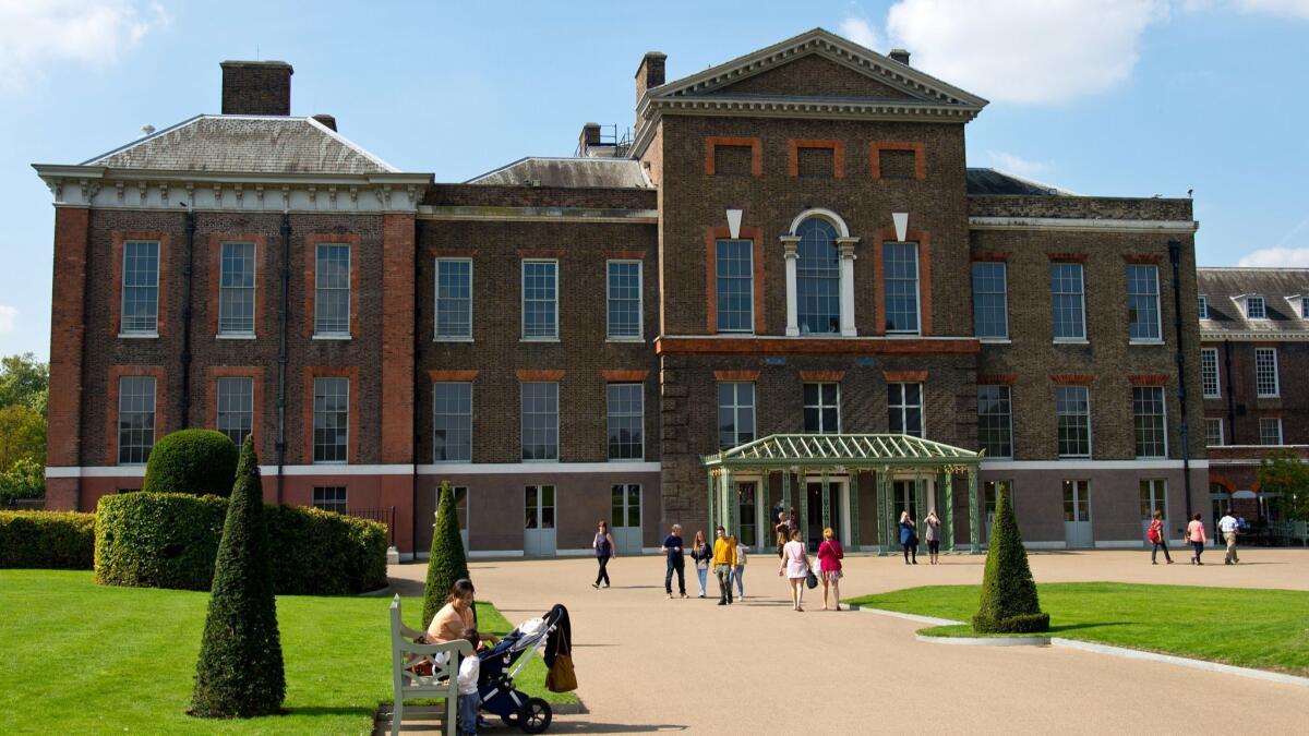 Una vista del Palacio de Kensington.