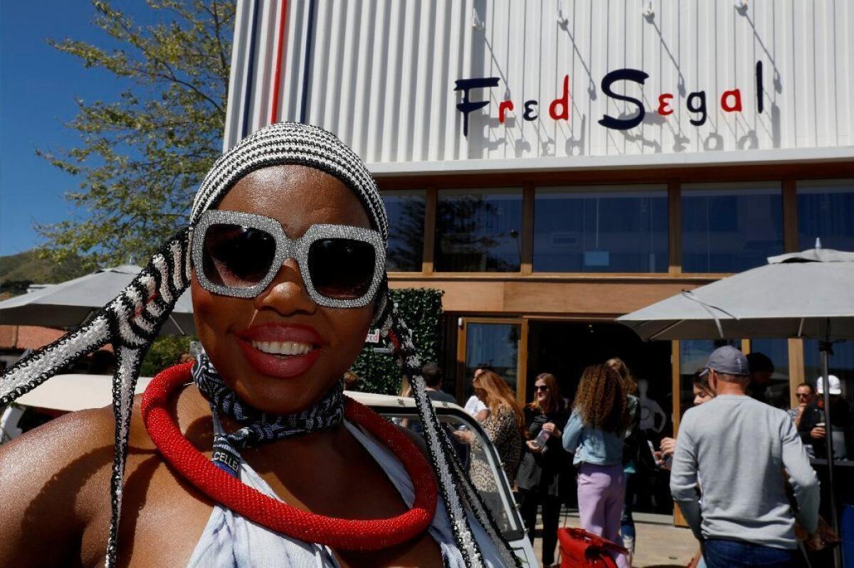 Marianne Bema was one of the shoppers who showed up at the opening party for the new Fred Segal outpost in Malibu on Saturday.