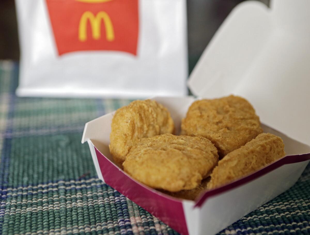 An order of McDonald's Chicken McNuggets.