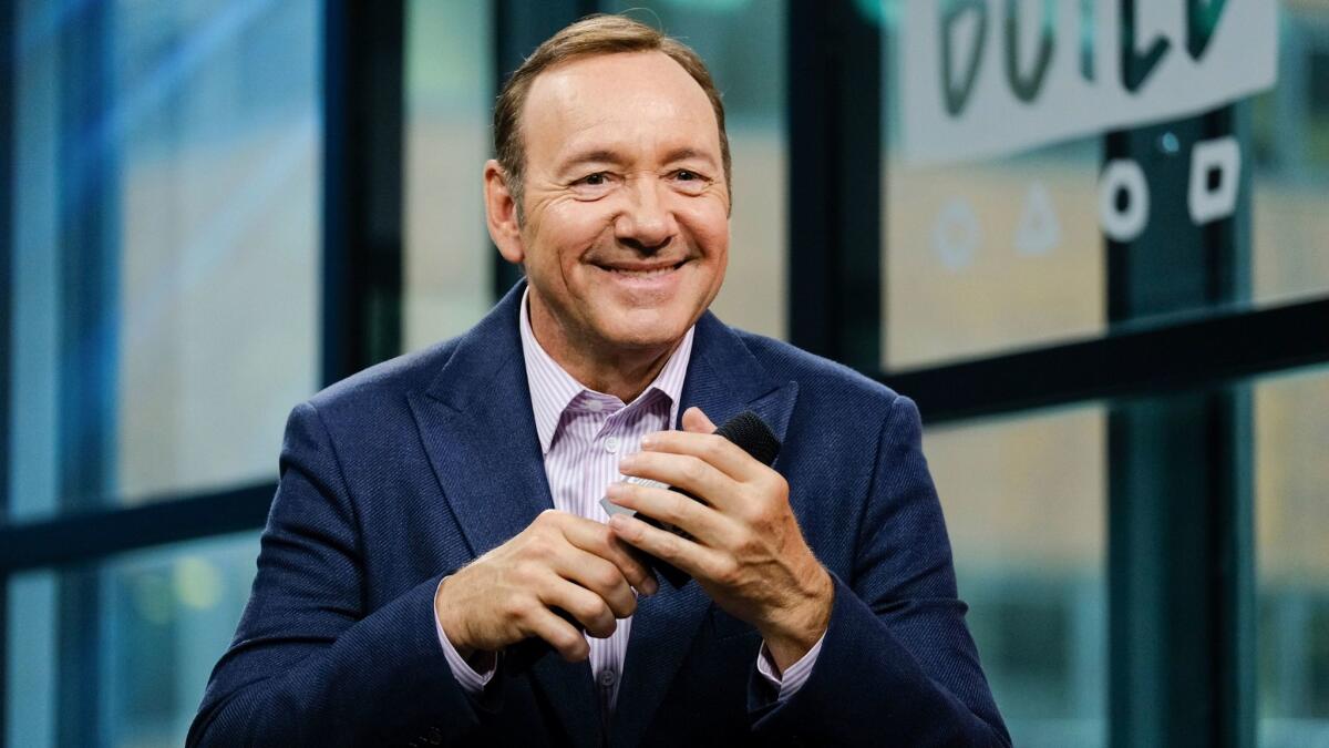 Kevin Spacey, host of the Tony Awards. "If you win over the room it will broadcast," he said.
