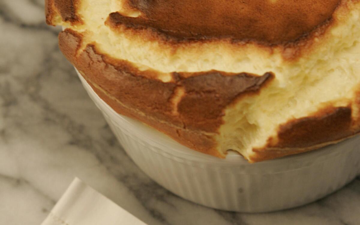 Classic cheese souffle