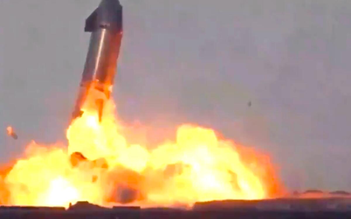 Nave Starship de SpaceX explota tras aterrizaje