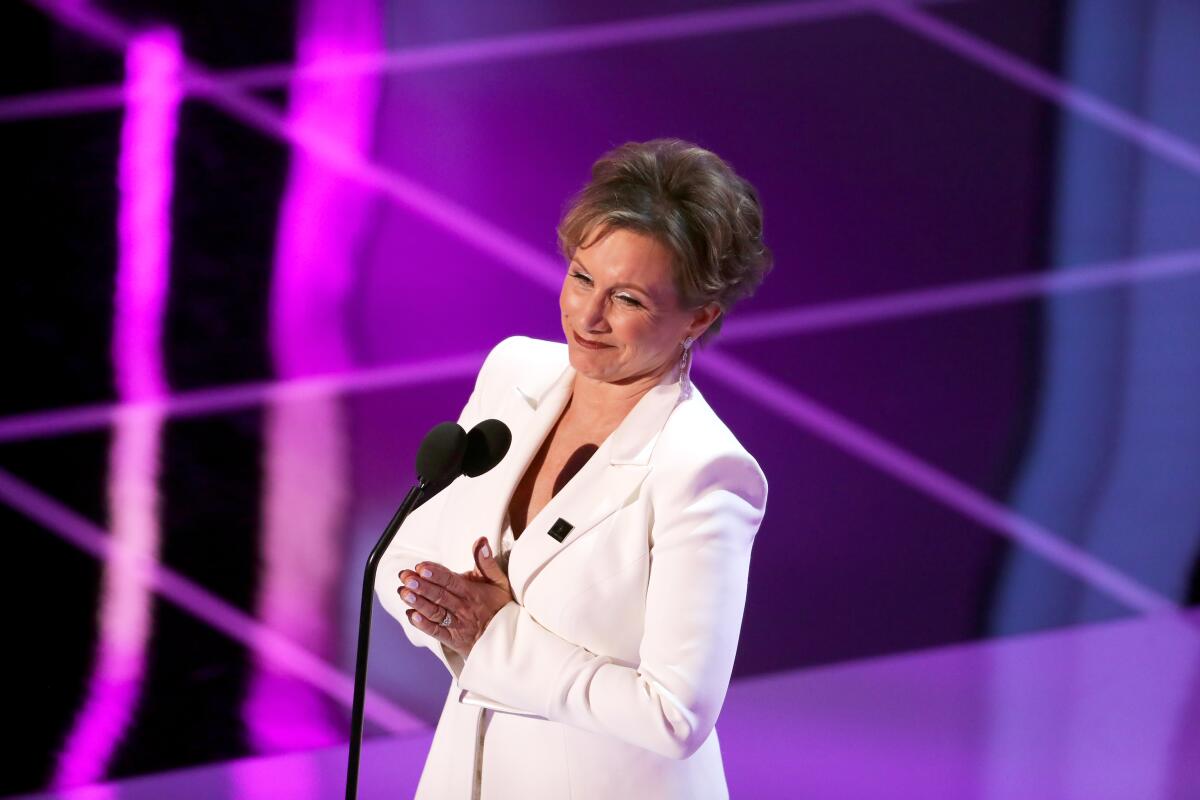 Gabrielle Carteris during the 25th Annual Screen Actors Guild Awards in January in Los Angeles.