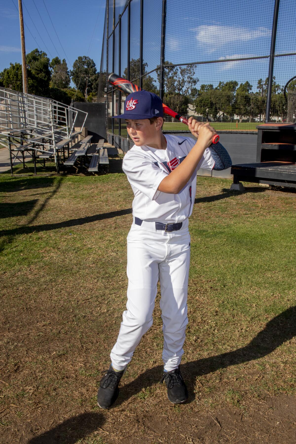 Mesa View Middle School baseball champ Jared Grindlinger, 12.