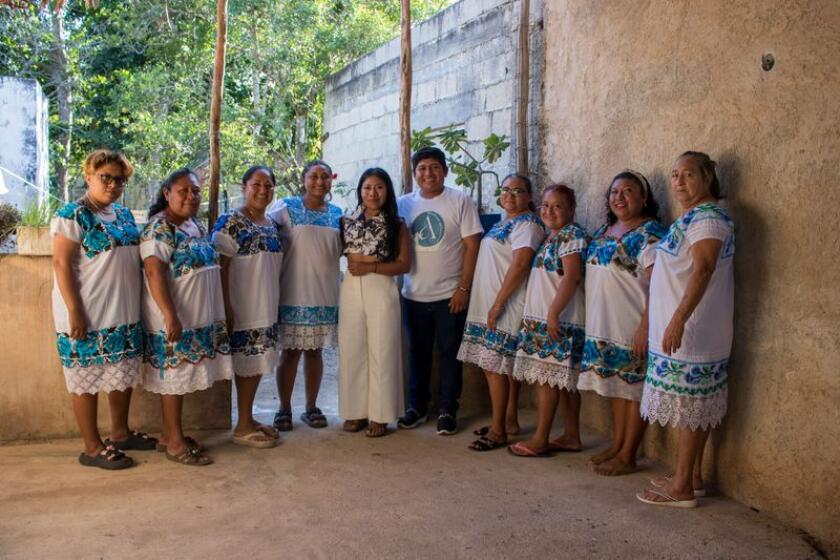 Yalitza Aparicio sorprendió con una visita a Las Amazonas de Yaxunah.