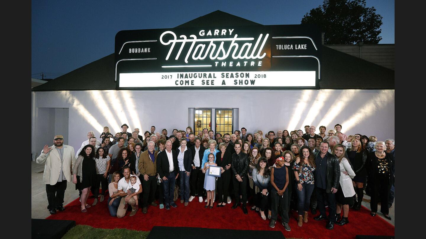 Photo Gallery: The new Garry Marshall Theatre Marquee lit in Burbank