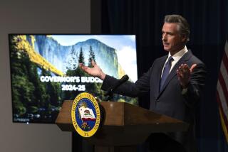 California Gov. Gavin Newsom discusses his proposed state budget for the 2024-2025 fiscal year, during a news conference in Sacramento, Calif., Wednesday, Jan. 10, 2024. (AP Photo/Rich Pedroncelli)