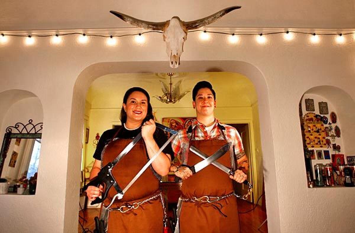 Amelia Posada, left, and Erika Nakamura of Lindy & Grundy.