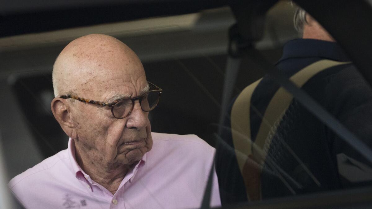 Rupert Murdoch, chairman of 21st Century Fox, and his family are expected to gain more than $12 billion in value for the sale of much of Fox to Walt Disney Co.