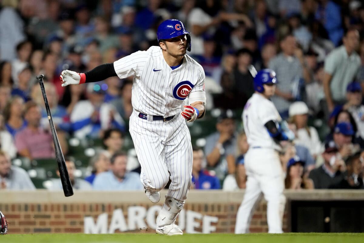 Seiya Suzuki has homer, 4 hits as Cubs pour it on late to rout Nationals  17-3 - The San Diego Union-Tribune