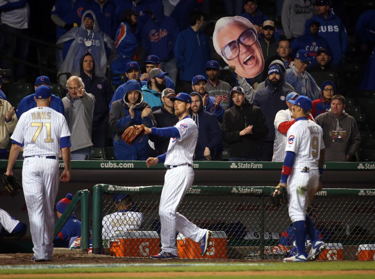 Harry Caray watching in 2017