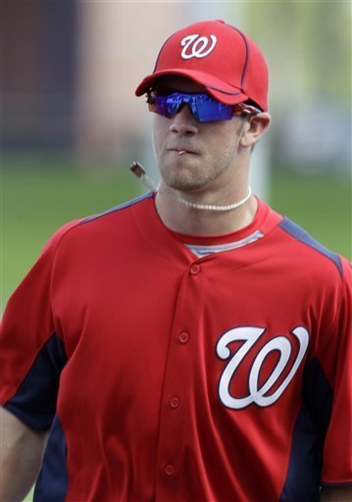 Bryce Harper makes his debut in the Florida Instructional League