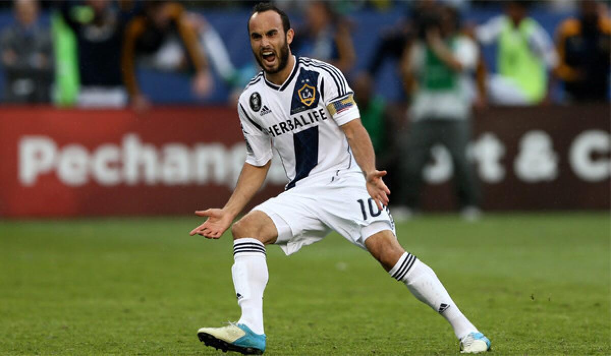 Landon Donovan will be honored with a bobblehead night Sunday when the Galaxy plays Houston.