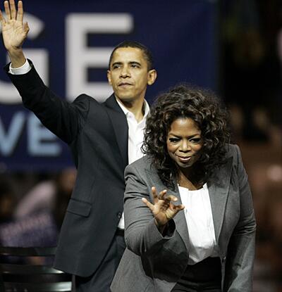 President Obama with Oprah Winfrey