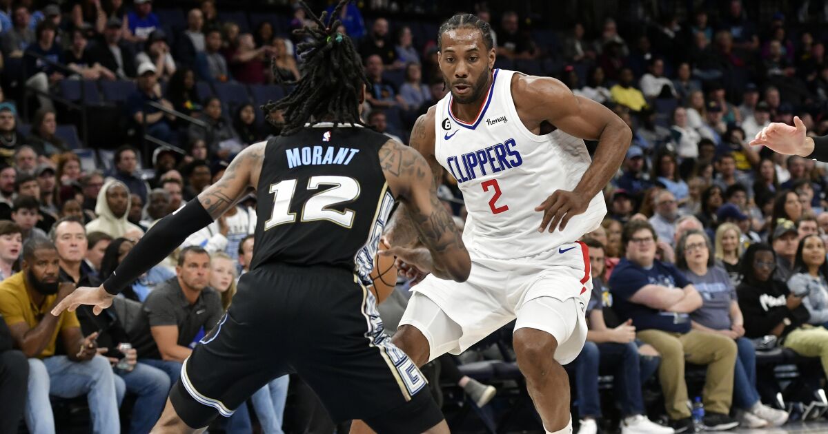 Clippers falter late without Kawhi Leonard, fall to Grizzlies
