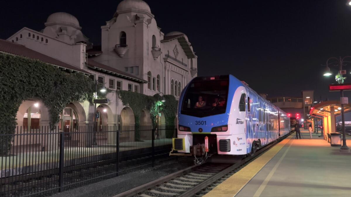 Innovative Zero-Emission Passenger Train Arrives in San Bernardino