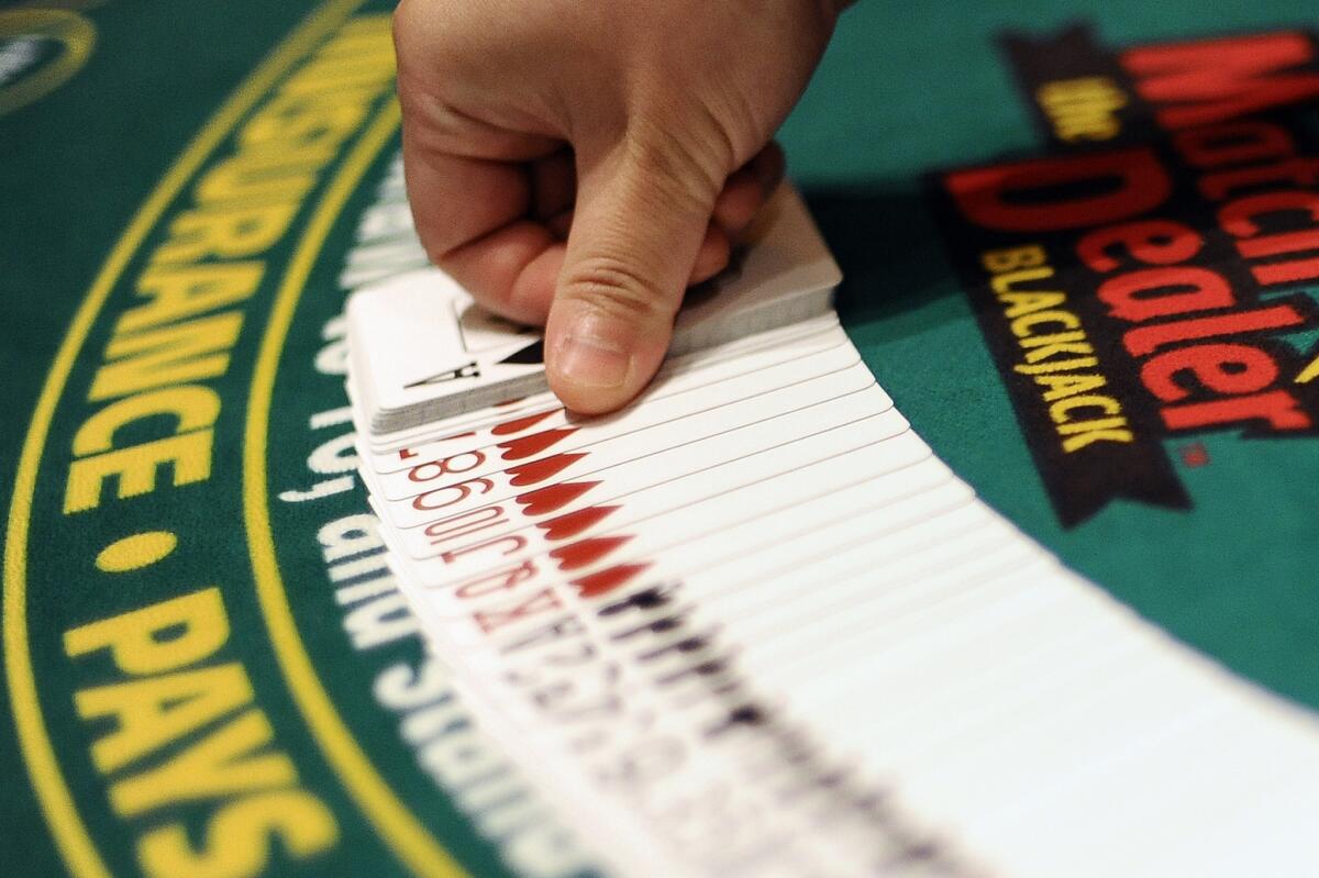 The gambler known as Archie Karas faces an extradition hearing to face charges of cheating at blackjack at a casino in eastern San Diego County.