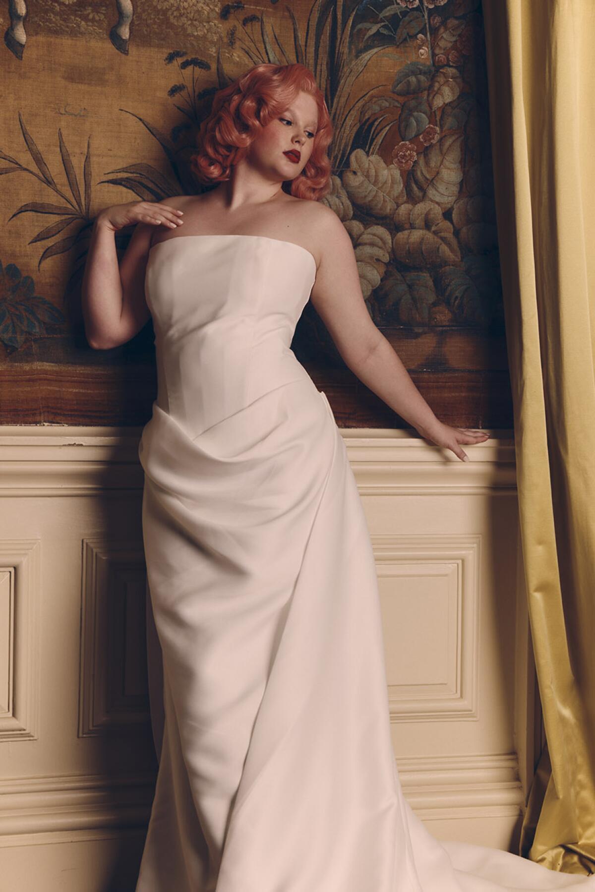 Renhue's New Bridal Line Balances Drama & Restraint - Los Angeles Times Renhue's New Bridal Line Balances Drama & Restraint - Los Angeles Times