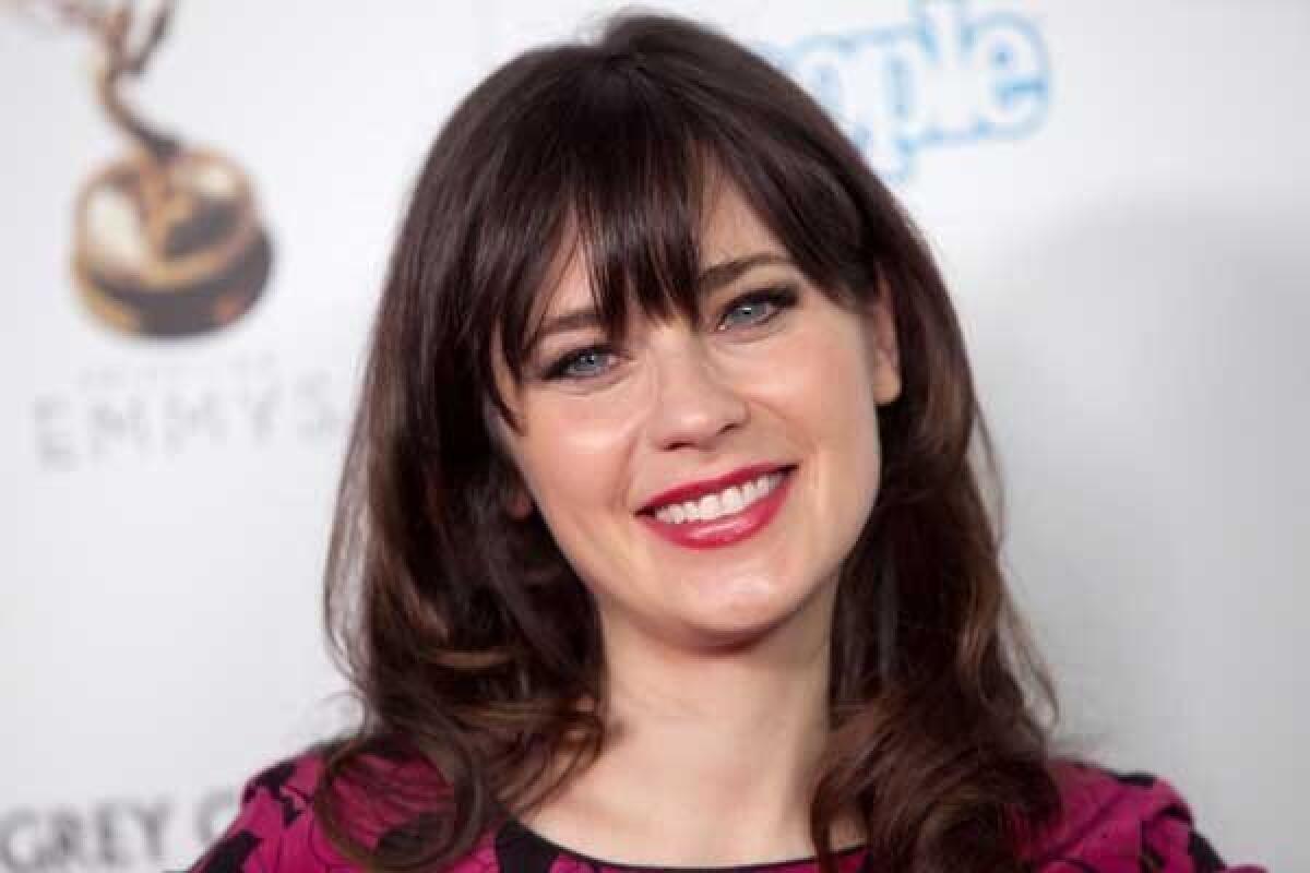 Zooey Deschanel will be a guest on "Late Show With David Letterman"