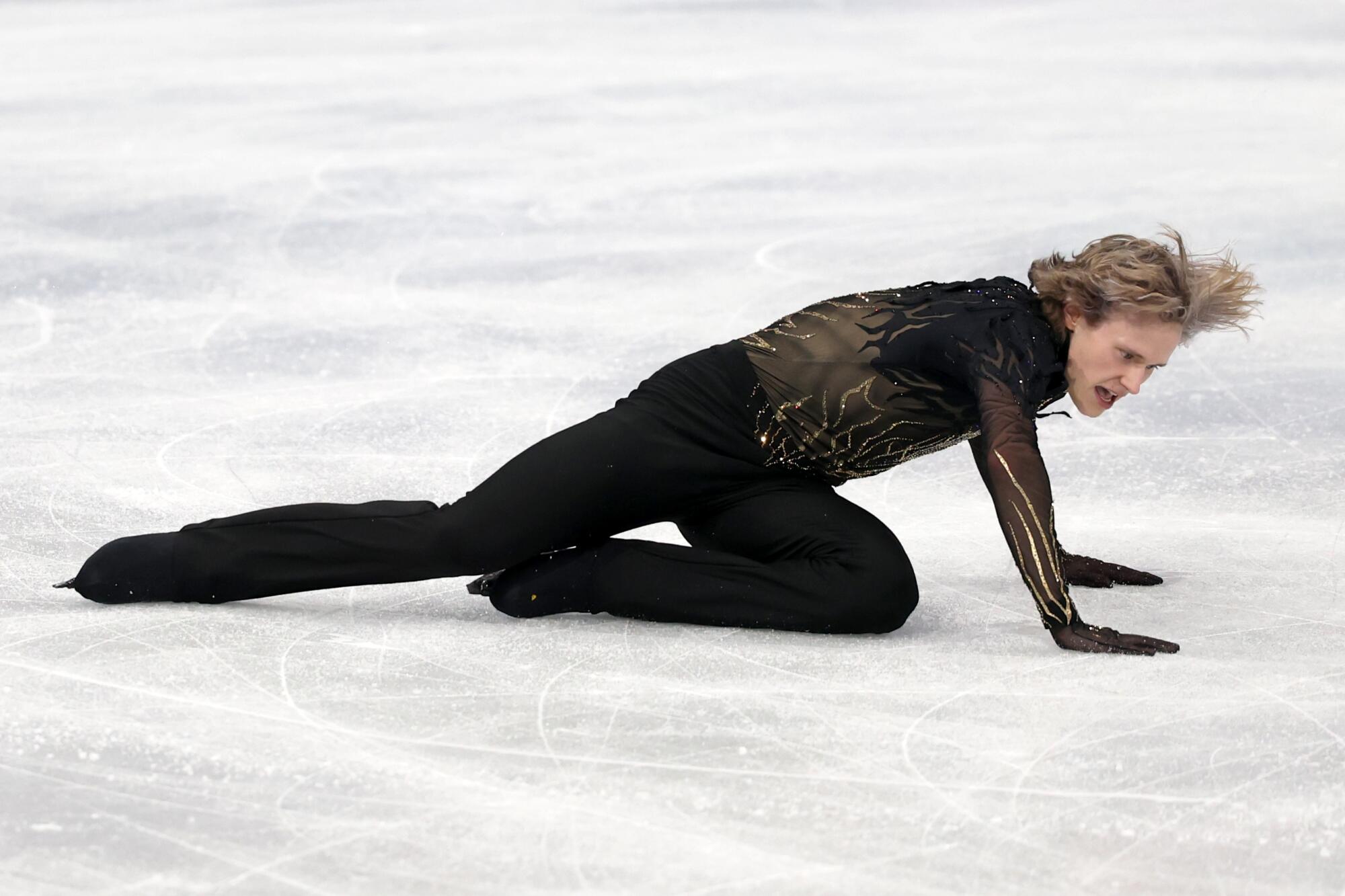 Ilia Malinin talks crippling anxiety that cost him an Olympic medal - Los Angeles Times