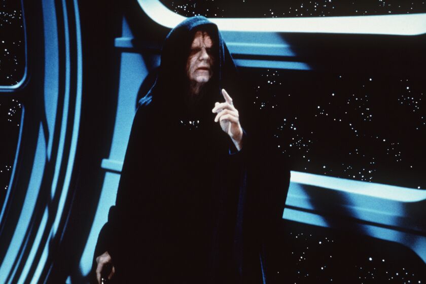 The Emperor (Ian McDiarmid) is up to no good in "Star Wars: Episode VI - Return of the Jedi."